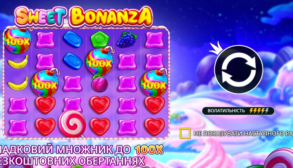sweet bonanza гра